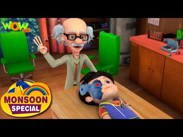 Vir Ki School | Vir The Robot Boy Monsoon Special Compilation | 15 | Cartoon for kids | #wowkidz