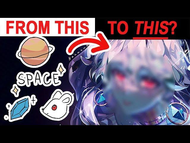 DESIGN AN OC USING A TIKTOK CHALLENGE  | Design Snippets