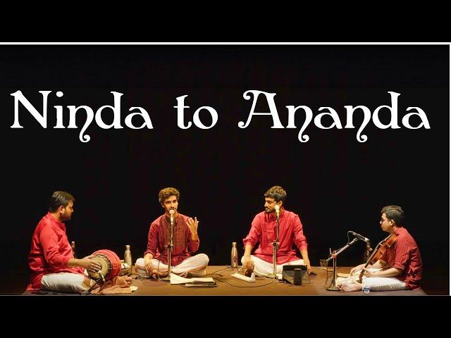 Ninda to Ananda | Tyagaraja's journey of emotions | @thevinayvaranasi @srivathsansmusic5820