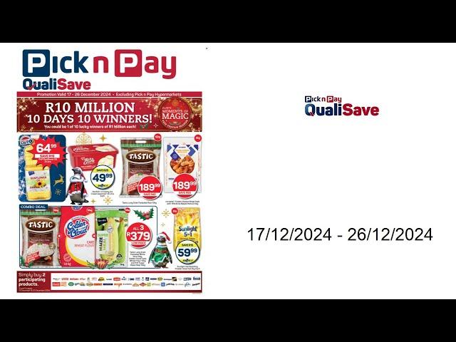 Pick n Pay specials - 17/12/2024 - 26/12/2024