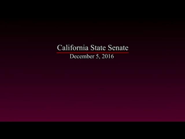 California State Senate Organizing Session