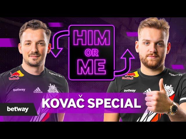 The Kovač Cousins Play Him or Me | G2 NiKo and huNter