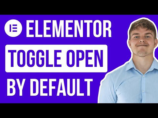 How to keep open one toggle widget in Elementor | Toggle widget