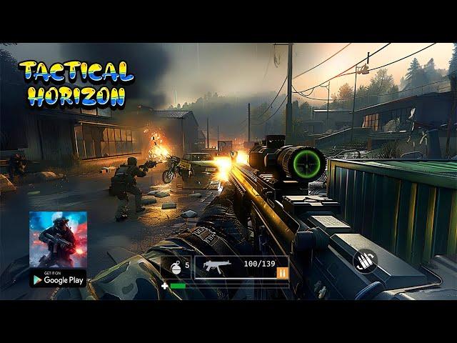 Tactical Horizon Gameplay Android  FPS Shooting Thrilling