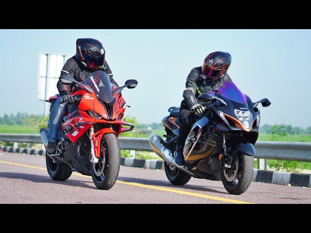 Suzuki Hayabusa 3rd Gen Vs 2023 BMW S1000RR | Isne to Kahke Leli