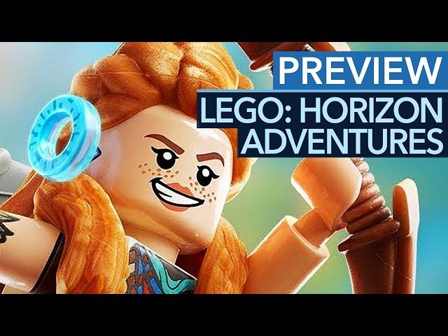 Aloy und die Robo-Dinos machen auch in LEGO eine gute Figur! - Horizon Adventures in der Vorschau