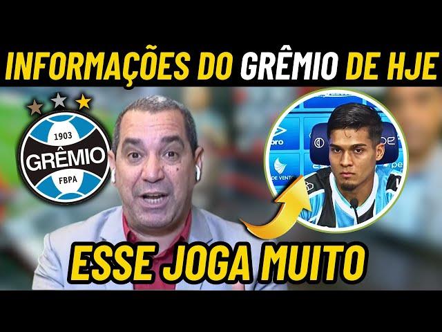 PLANTÃO DE ULTIMA HORA DO GRÊMIO! CONFIRAS AS ULTIMAS NOTÍCIAS DO IMORTAL DE HOJE.