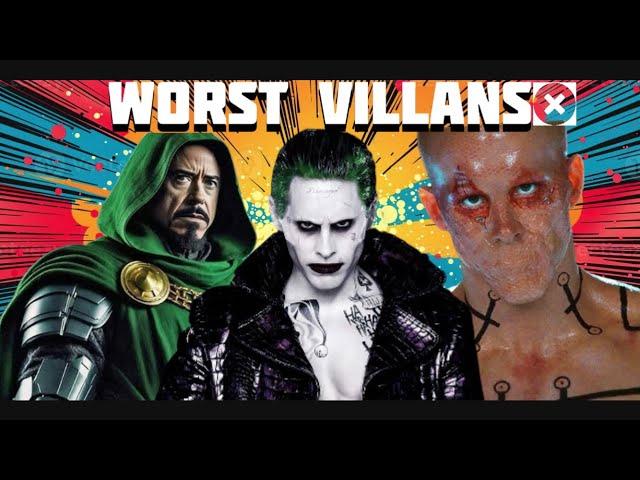 The 5 Worst Comic Book Movie Villains
