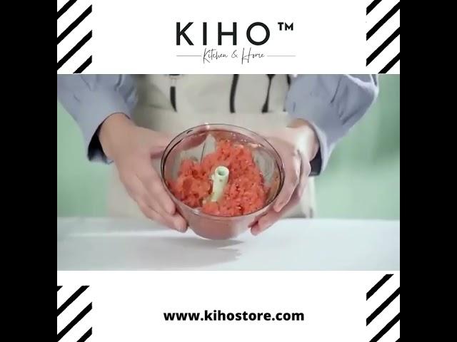 KiHo™ Portable Mini Manual Food Speedy Chopper | KiHo Online Kitchen & Home Store