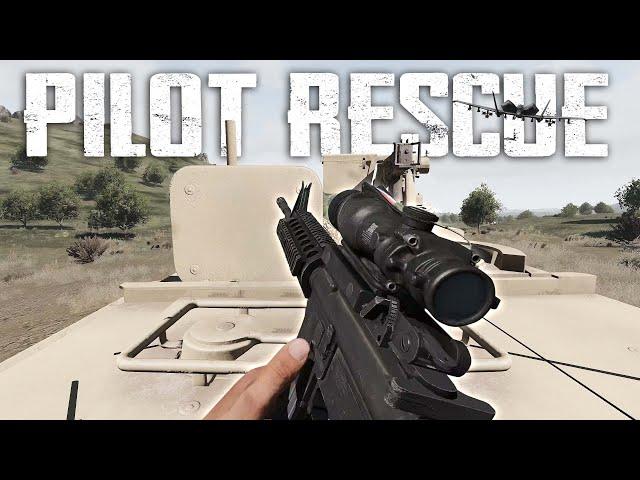 PILOT RESCUE MILSIM OPERATION (ft. @OperatorDrewski as A10 CAS)