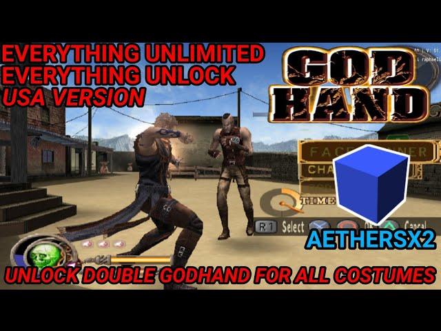 Aether SX2 God Hand | Unlock Double God Hand [4 Costumes] Everything Unlimited & Unlock Cheat Codes