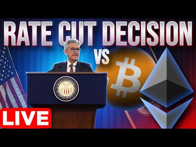 Fed Meeting LIVEJerome Powell Rate Cut Decision vs Crypto Market