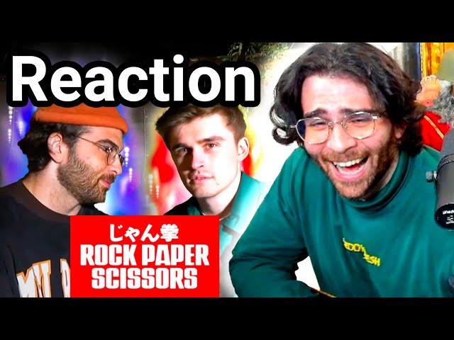 Hasanabi reacts to DESTROYING Ludwig in the Twitch Rock Paper Scissors Anime