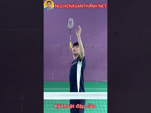 Cận cảnh cách đập cầu trong cầu lông #badminton