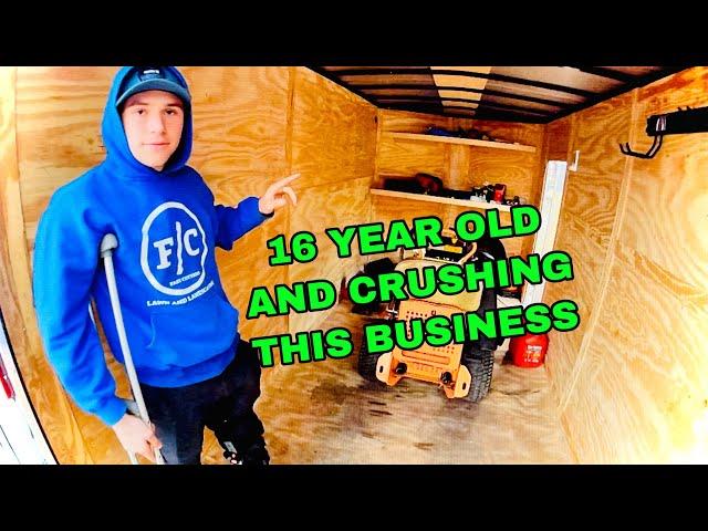 16 Years Old And 25+ Weekly Accounts | Lawn Care Success Story