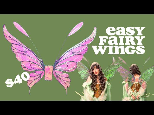 DIY Fairy Wings Tutorial | Cosplay or Ren Faire Fae Costume