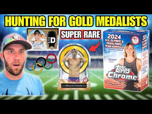 PULLING A MICHAEL PHELPS SHORT PRINT! 2024 TOPPS CHROME USA OLYMPIC CARDS