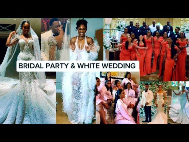 EMOTIONAL Sharon Oja PRAYS For Her BRIDESMAIDS At Her WHITE WEDDING #wedding #trending #fun