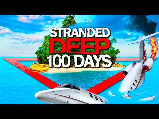 I Survived 100 Days STRANDED Deep in the Bermuda Triangle!