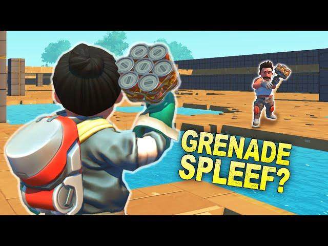 We Played Spleef With GRENADES and It's Amazing!