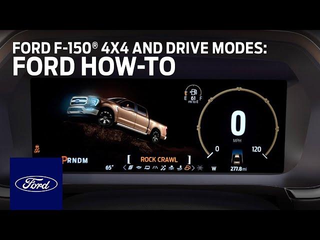 Ford F-150® 4x4 and Drive Modes | Ford How-To | Ford