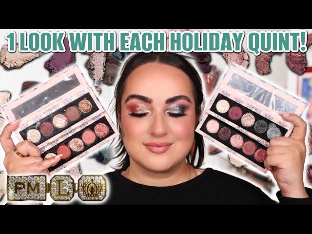 1 LOOK WITH EACH PAT MCGRATH BIJOUX BRILLIANCE HOLIDAY QUINT!