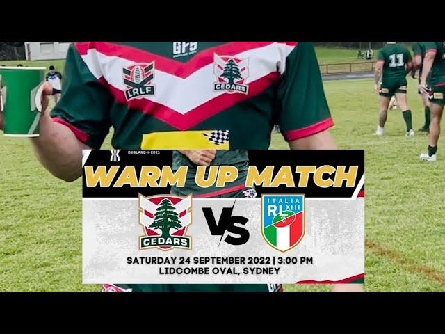 Mic'd Up | Rugby League | Lebanon VS Italy