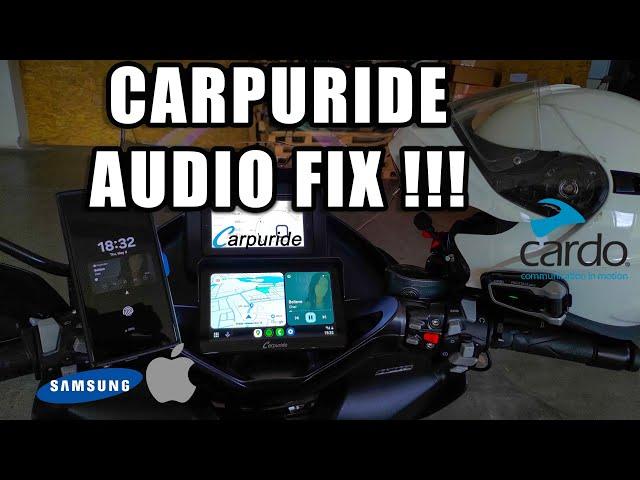 Carpuride Audio Fix - Android Auto/Apple Car Play