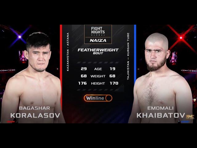 Багашар Кораласов vs. Эмомали Хайбатов / Bagashar Koralasov vs. Emomali Khaibatov