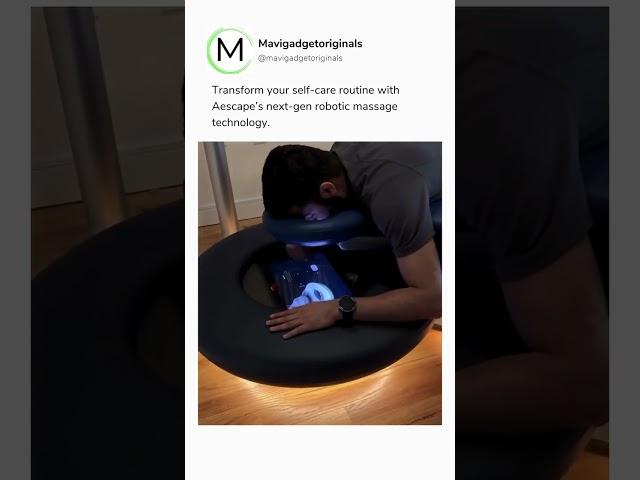 Experience robotic relaxation like never before with Aescape