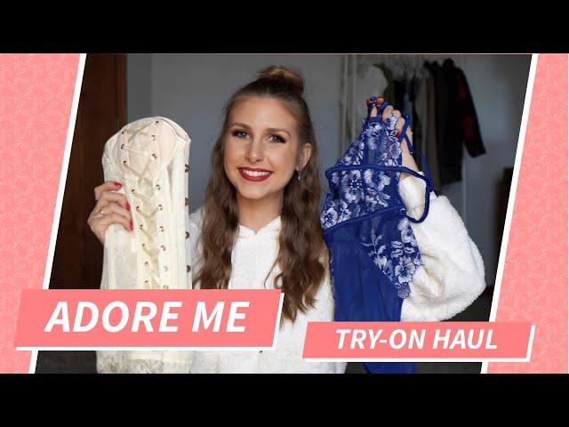 Adore Me try-on haul | Corsets, bodysuits, and lingerie sets!