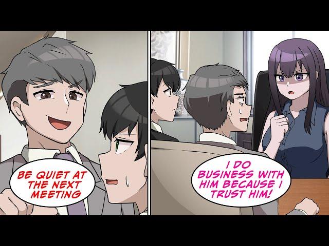 An elite newcomer who looks down on me asked to take charge of a meeting  [Manga Dub]