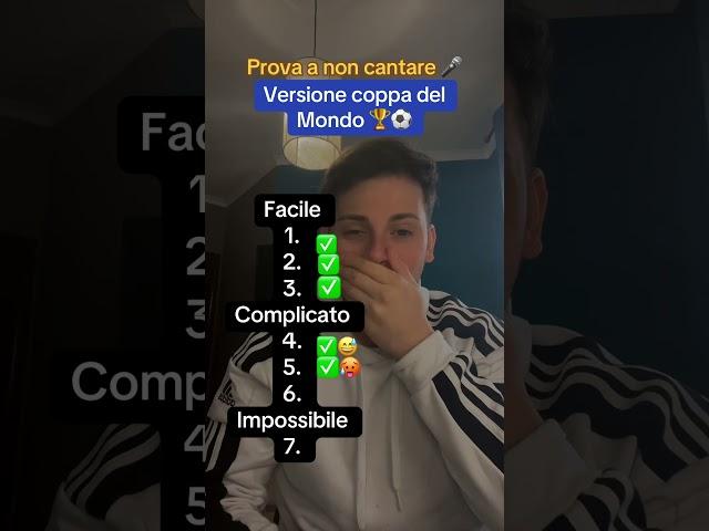 Prova a Non Cantare: Coppa del mondo ️ #music #mondiale #shakira #wakawaka  #spotify #shorts