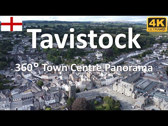 Tavistock - Town Centre Panorama | England | UK - 4k 360°