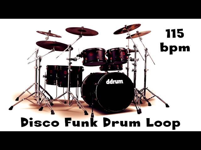 Disco Funk Drum Loop 115 bpm