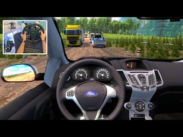 Ford Tourneo Courier through Narrow Roads - Euro Truck Simulator 2 | PXN V99 Gameplay