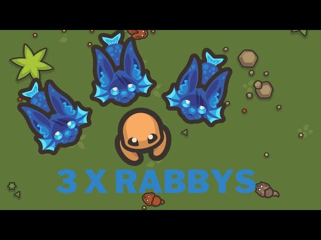 Taming.io 3x Rabbys Gameplay!