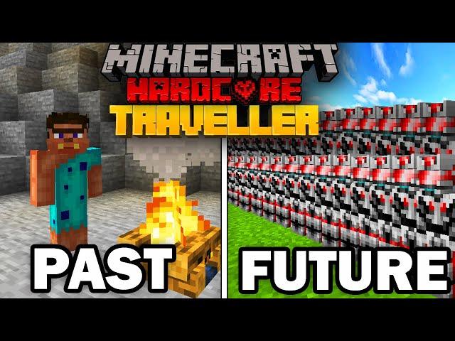 I Survived 100 Days as a TIME TRAVELLER in Minecraft Hardcore...