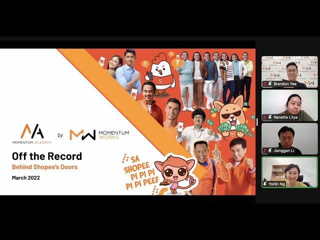 Momentum Academy's Off the Record - Behind Shopee's Doors