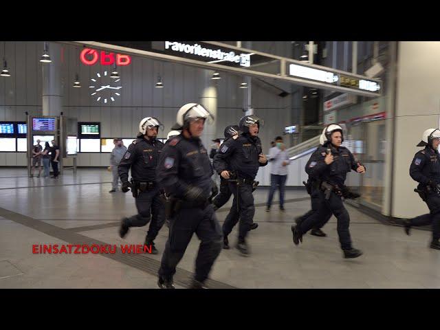 Polizei GROßEINSATZ bei Türken-Kurden DEMO in Wien Favoriten