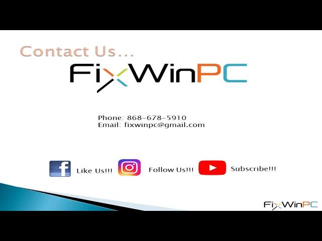 FixWinPC: Who are We?...