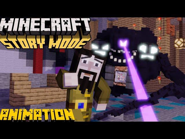 The Wither Storm Eats Ivor!!! (Minecraft Story Mode | Wither Storm Animation)