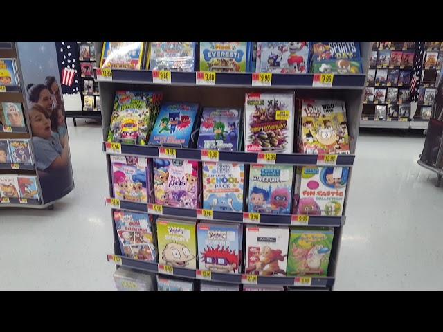 Shopping at Walmart for Movies during a Snowstorm - Blu-Rays DVDs TV shows Nickelodeon Disney