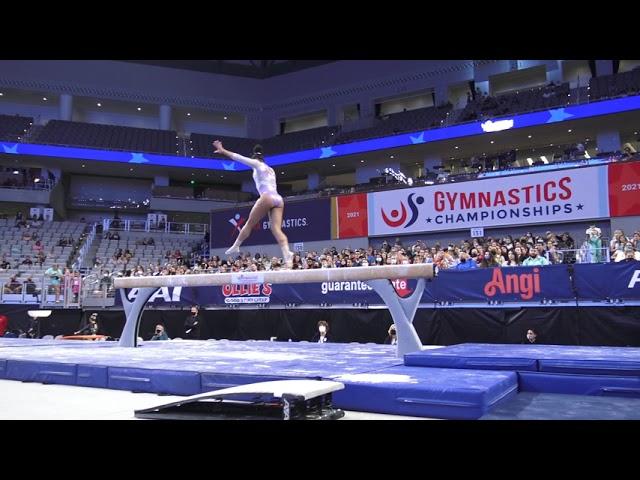 Sydney Barros - Balance Beam - 2021 U.S. Gymnastics Championships - Women Day 1