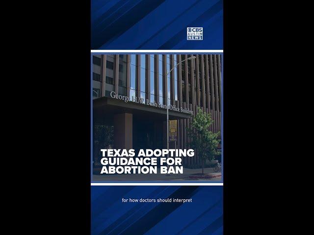 New guidelines for Texas abortion law