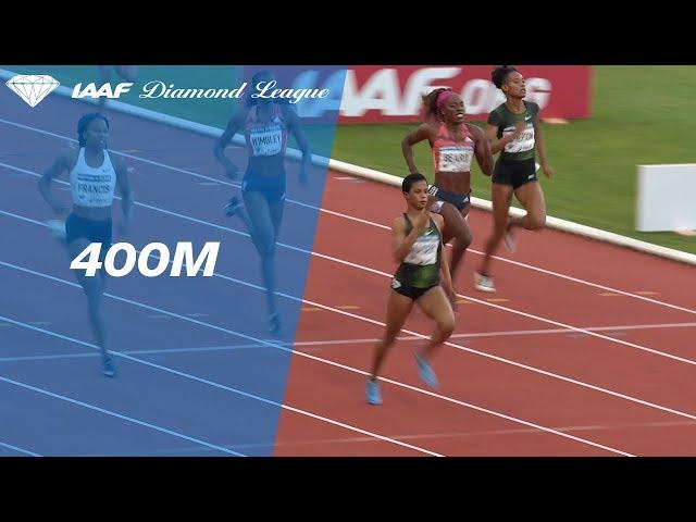 Salwa Eid Naser 49.55 Wins Women's 400m - IAAF Diamond League Paris 2018