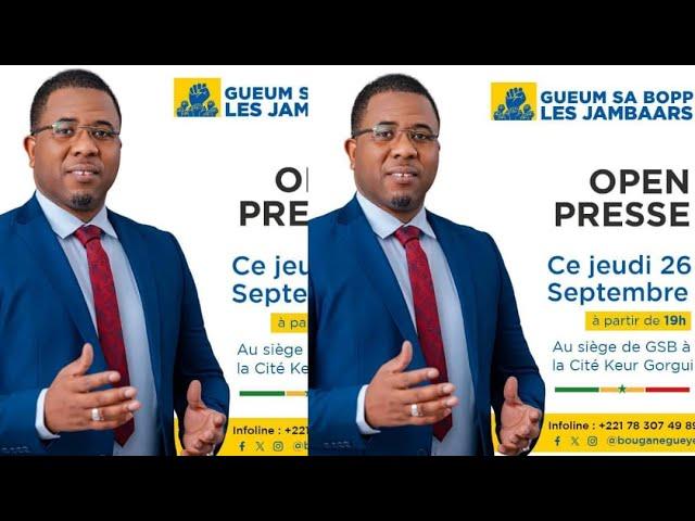 [DIRECT] Bougane Gueye Dany / Président Geum Sa Bopp : Face  à la presse