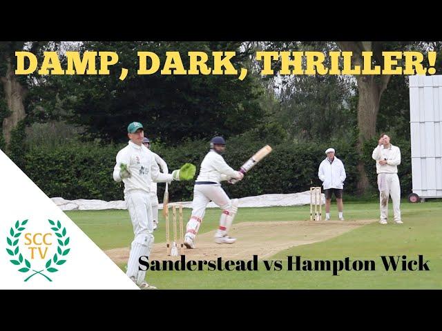 JALLEN BACK IN THRILLER! Sanderstead CC 2nd XI vs Hampton Wick Royal CC 2nd XI