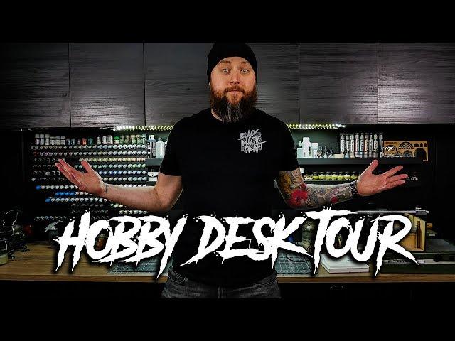 Hobby Desk Tour.......a look at my setup for building miniatures and terrain