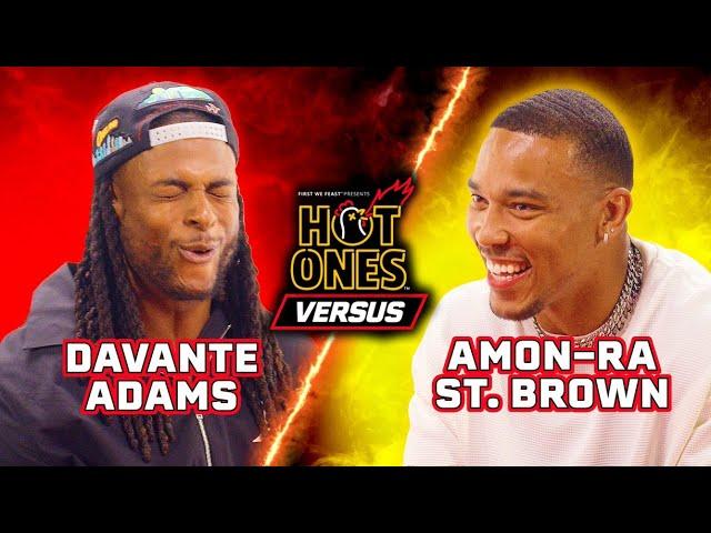 Davante Adams vs. Amon-Ra St. Brown | Hot Ones Versus